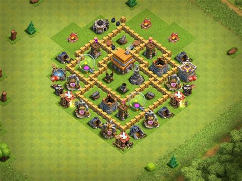 clash of clans layout level 5